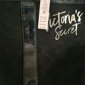 Victoria's Secret black large tote new with tags